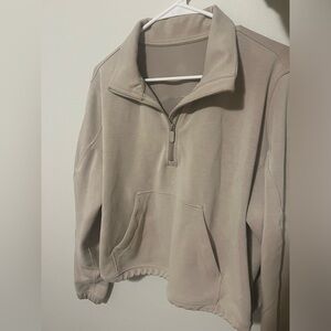 Lululemon Brushed Softstream Half Zip Size 10